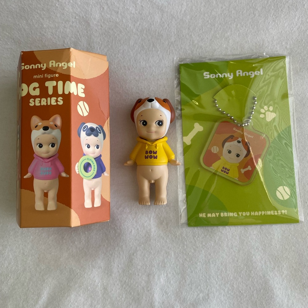 Dog Time Series Mini Figure  with Keychain